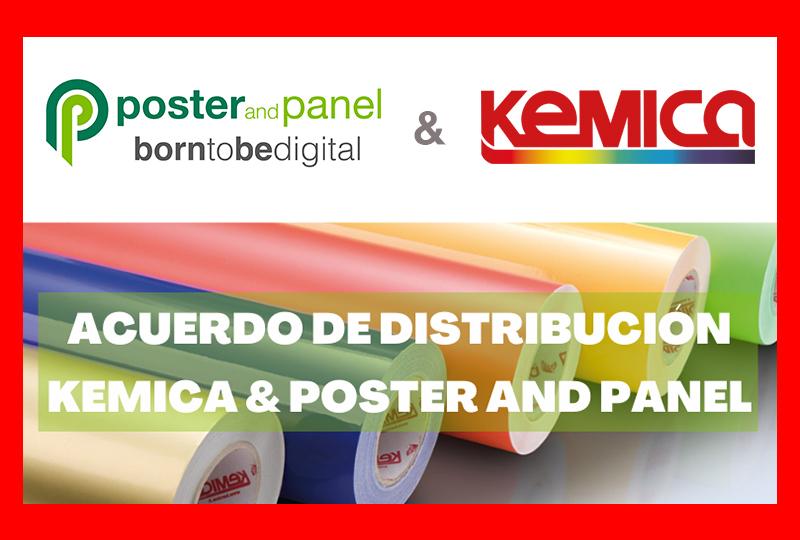 Acuerdo de distribución Kemica & Poster and Panel