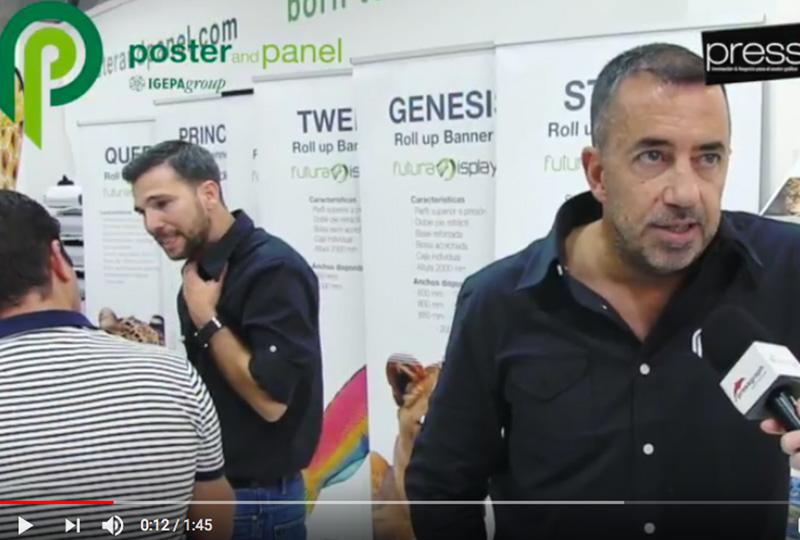 Poster & Panel presented in C! Print the widest laminator in the world market