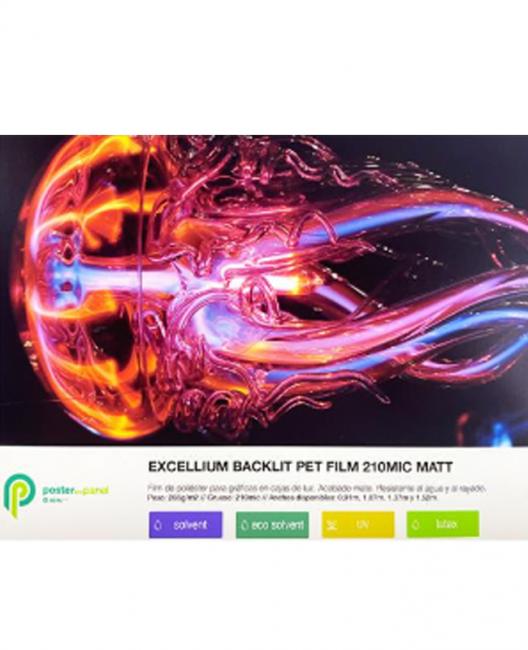 Excellium Backlit PET Film 210mic Matt